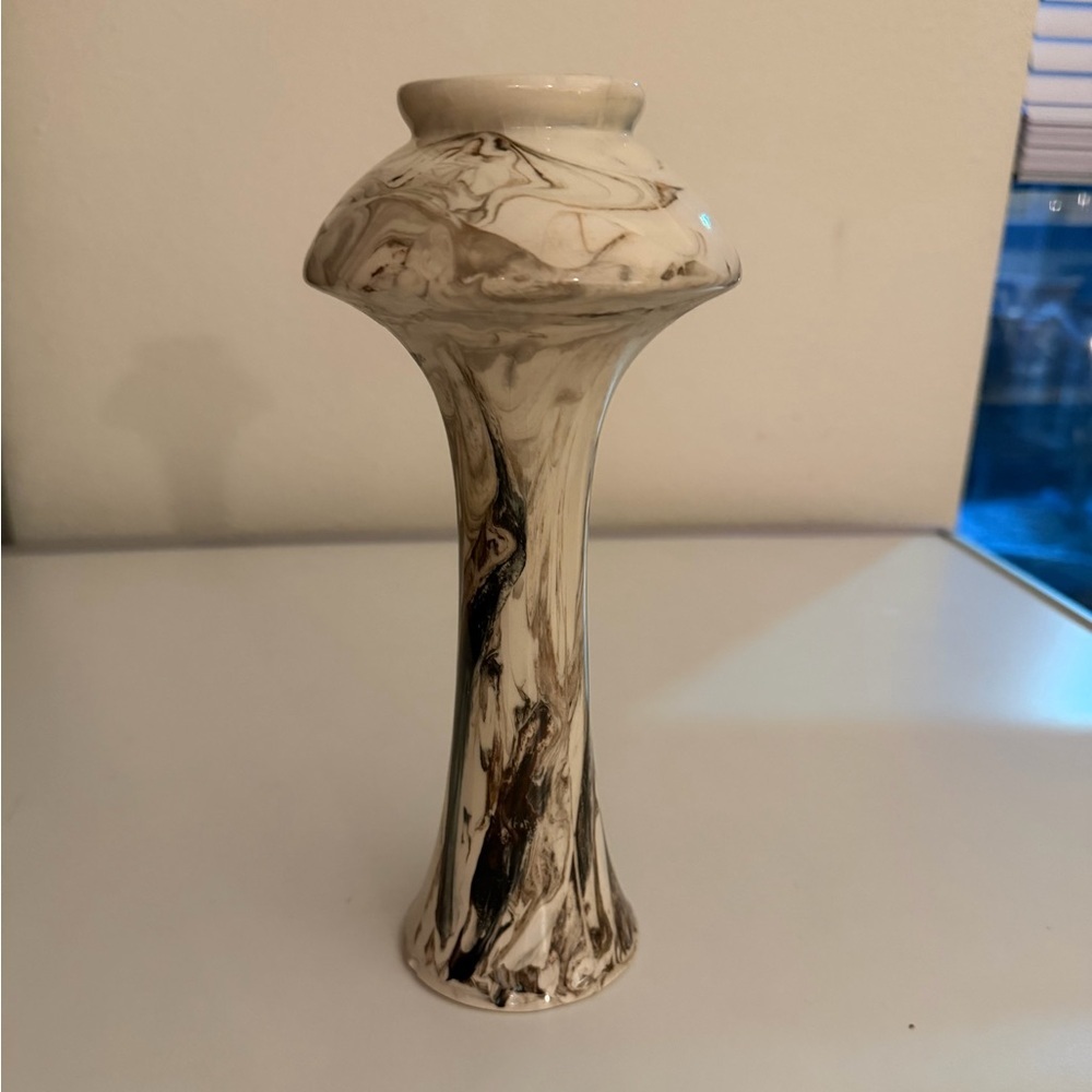 Marble Patterned Ceramic Vase